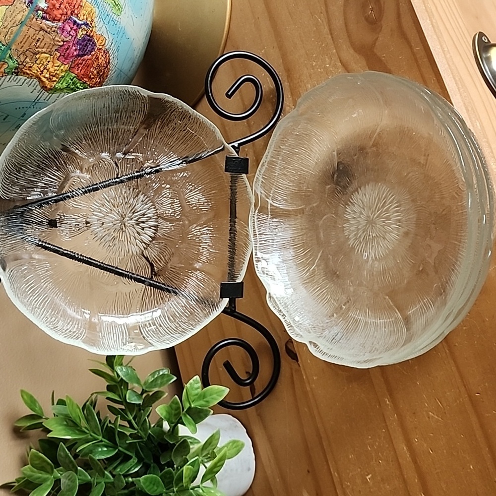 4 Arcoroc FLEUR salad Plates